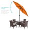 Best Choice Products 7.5ft Heavy-Duty Outdoor Market Patio Umbrella w/ Push Button Tilt, Easy Crank